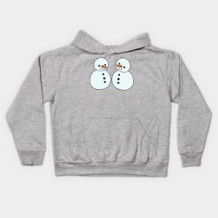 Snowman friends Kids Hoodie